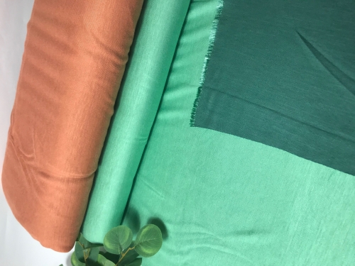 Viskosestrick "Ida" doubleface petrol/mint